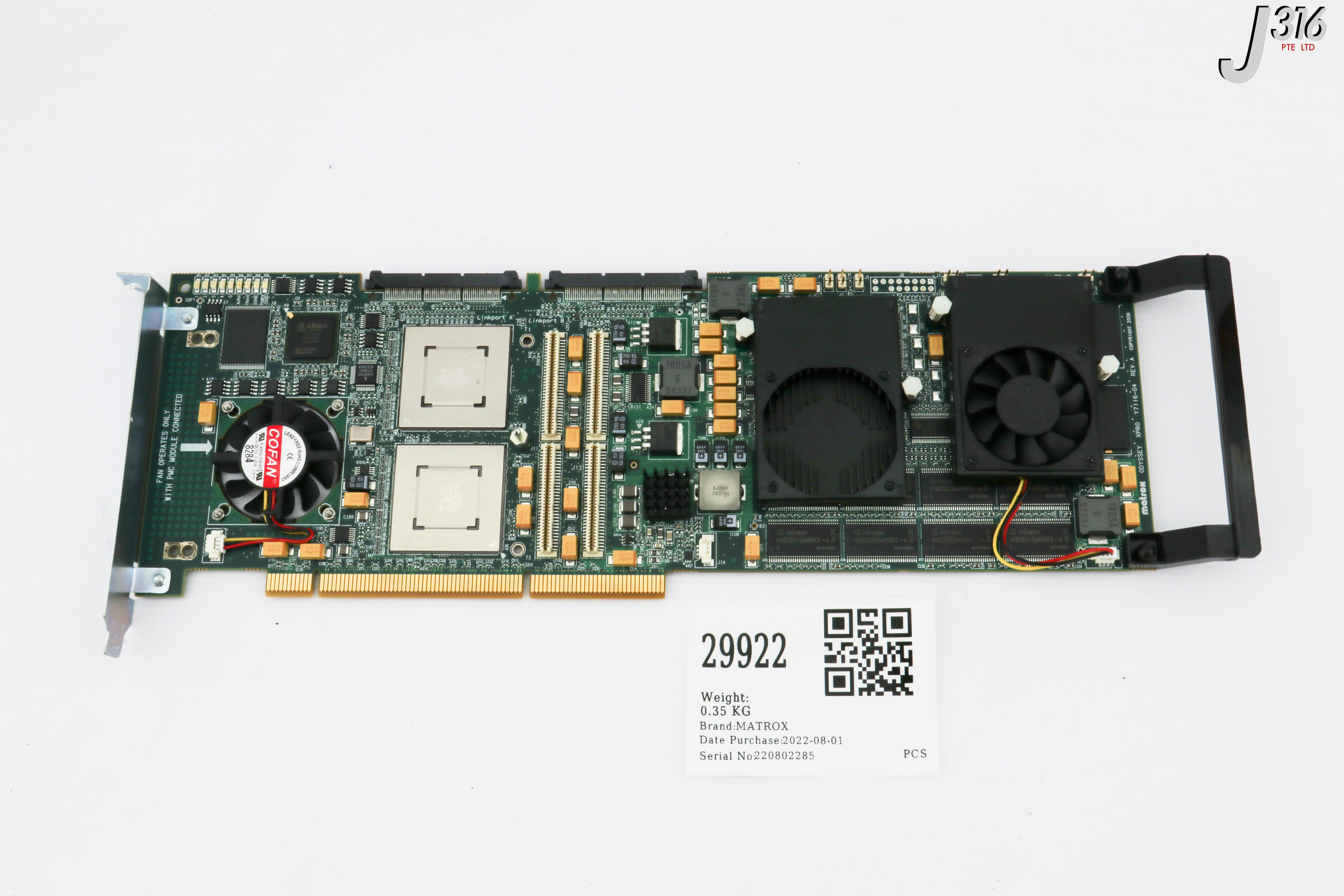 ジュン 29922 MATROX PCB, ODYSSEY XPRO, OP413G5M Y7116-04 | eBay